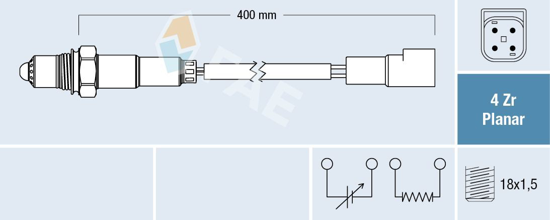  Sonda lambda, czujnik tlenu Ford Scorpio 2