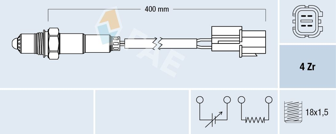 Sonda lambda, czujnik tlenu do Hyundai Sonata IV EF