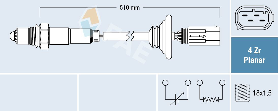 Sonda lambda, czujnik tlenu Land Rover Freelander I