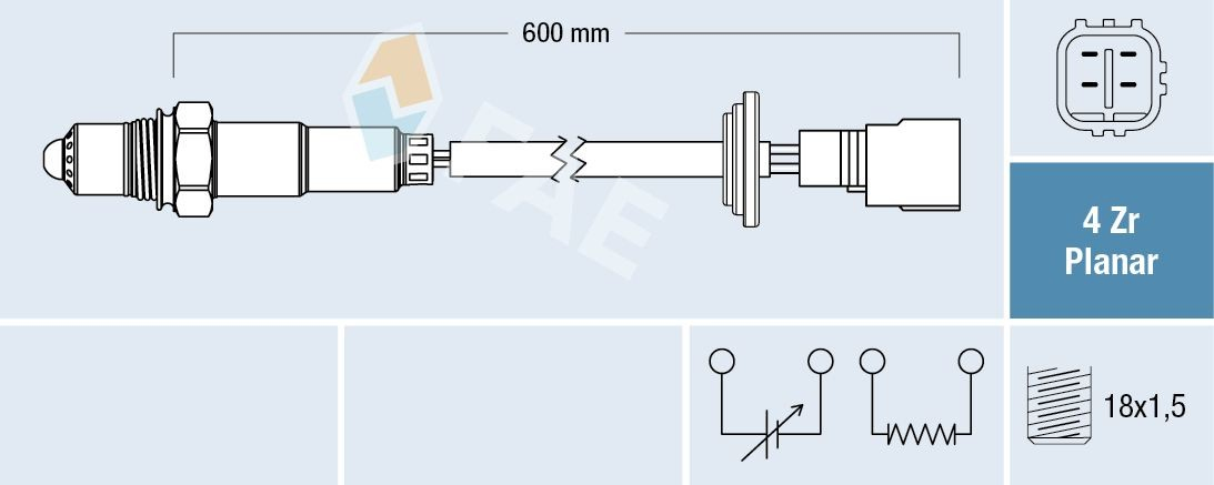  Sonda lambda, czujnik tlenu Toyota Prius 
