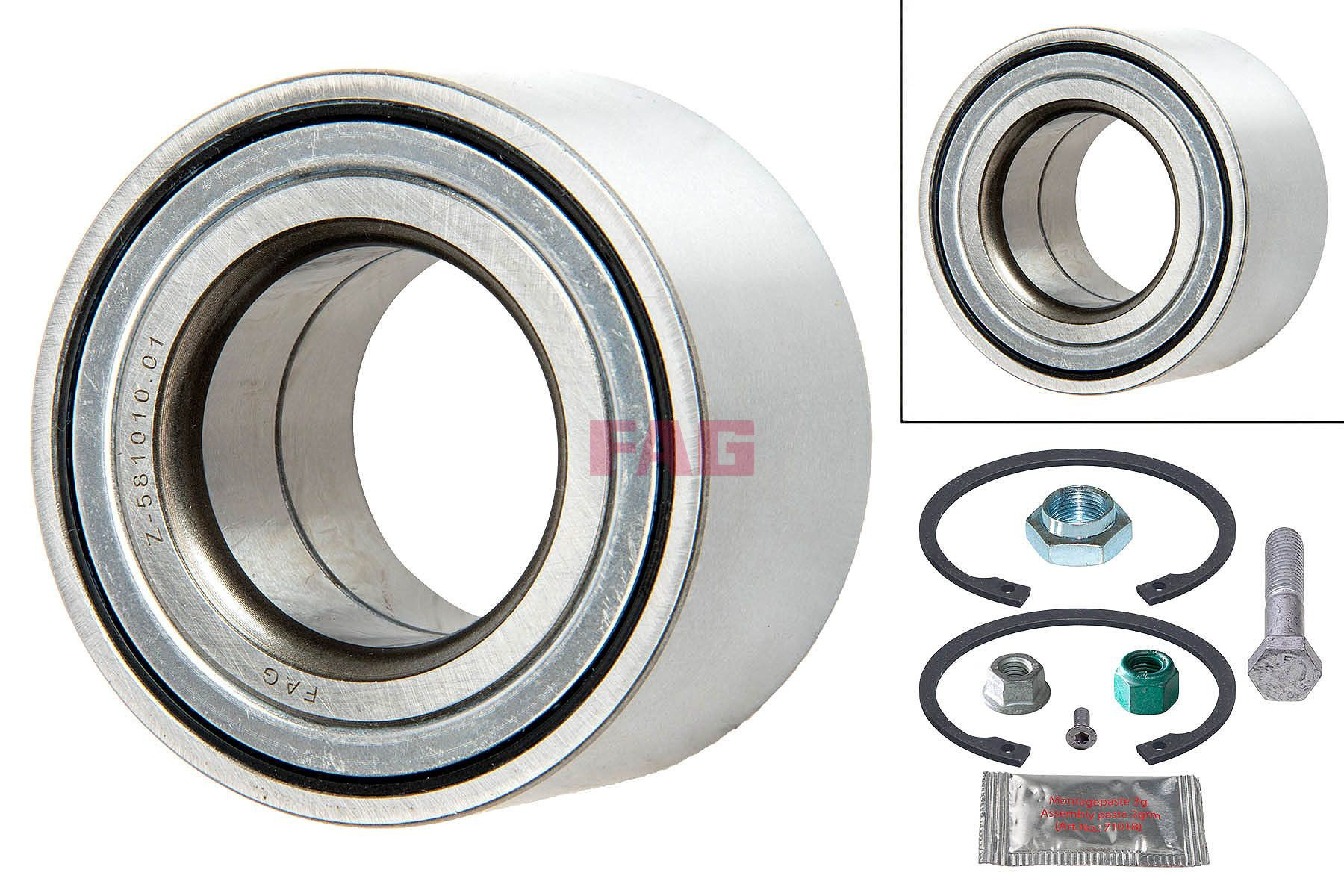 Łożysko piasty przedniej FAG 713610180 cena, od 18,69 USD