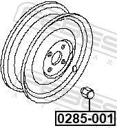 Nakrętka koła Nissan Teana sedana (J32) (2008 - 2013) cena, od 4,18 USD
