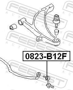 Łącznik stabilizatora przedniego Subaru Outback II kombi (B12, BE, BH) (1998 - 2003) cena, od 9,10 USD