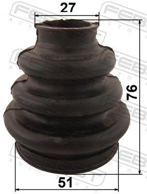 Osłona przegubu homokinetycznego półosi przedniej wewnętrzna BMW 1 hatchback (E81) (2006 - 2012) cena, od 16,21 USD