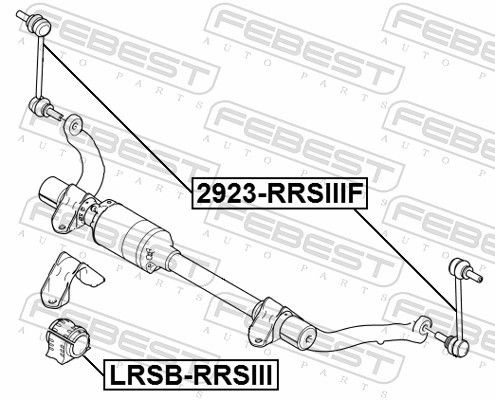  Łącznik stabilizatora przedniego Land Rover Range Rover 4