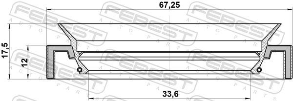 Uszczelniacz końcówki reduktora mostu tylnego Subaru Impreza III hatchback (GH) (2007 - 2011) cena, od 5,73 USD
