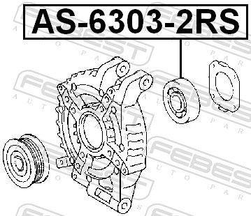 Łożysko alternatora Mitsubishi Outlander I SUV (CU) (2003 - 2008) cena, od 7,02 USD