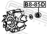 Łożysko alternatora Honda Concerto hatchback (HW) (1989 - 1995) cena, od 15,92 USD