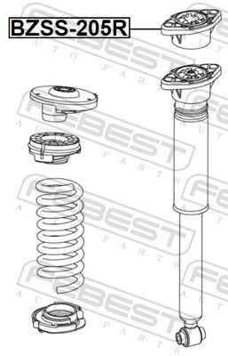 Poduszka amortyzatora tylnego Mercedes E kombi (S213) (2016 - 2023) cena, od 29,23 USD