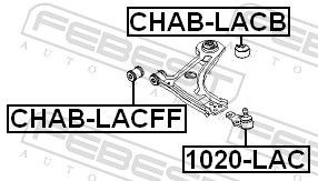 Silentblock przedniego wahacza dolnego Chevrolet Tacuma minivan (KLAU) (2000 - 2026) cena, od 14,24 USD