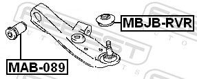 Silentblock przedniego wahacza dolnego Mitsubishi Pajero PININ