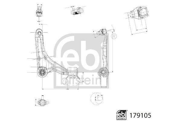 Wahacz zawieszenia przedniego dolny prawy Ford Fusion sedana (CD) (2012 - 2022) cena, od 136,41 USD