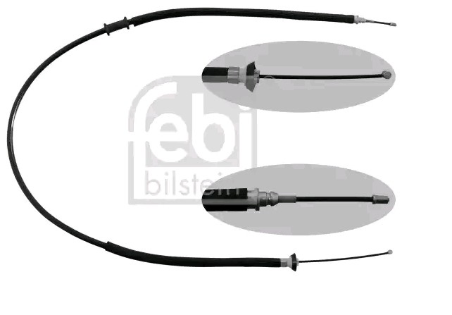 Linka hamulca ręcznego tylna prawa/lewa Febi 49619 cena, od 14,49 USD