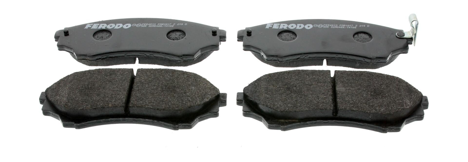 Klocki hamulcowe przednie tarczowe Ferodo FDB1817 cena, od 32,52 USD