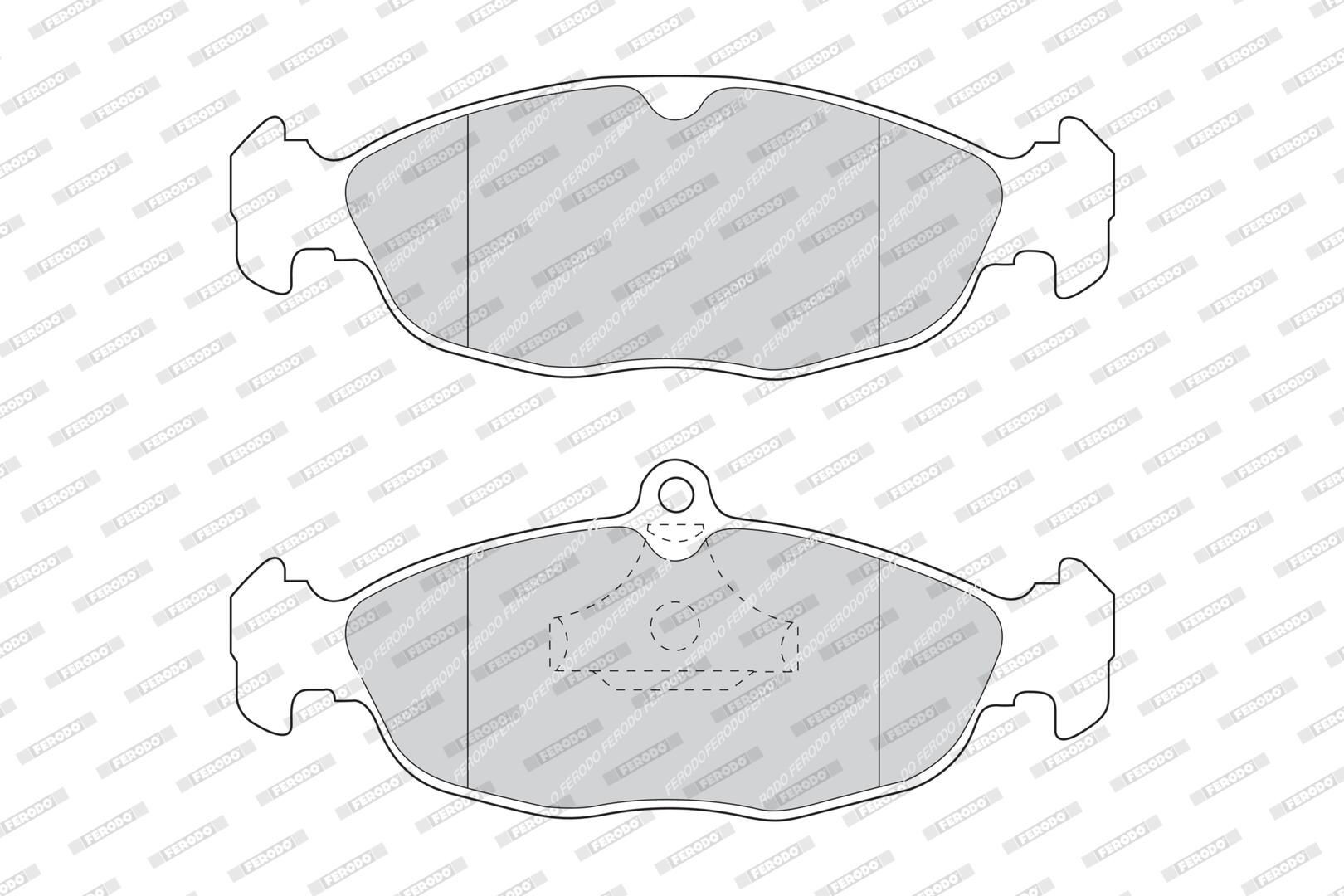 Klocki hamulcowe przednie tarczowe 0K0113323Z1 Hyundai/Kia