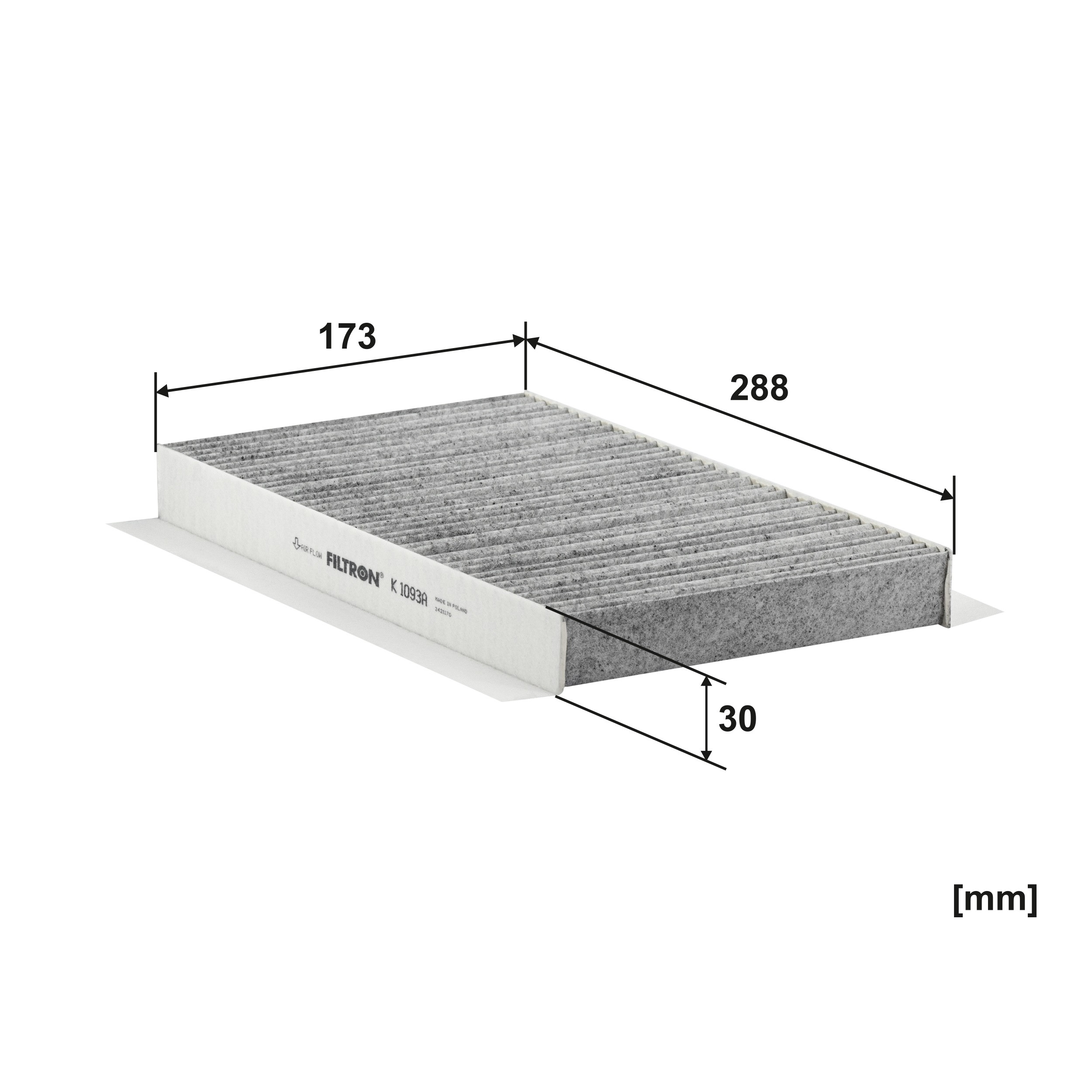 Filtr kabiny Filtron K1093A cena, od 12,22 USD