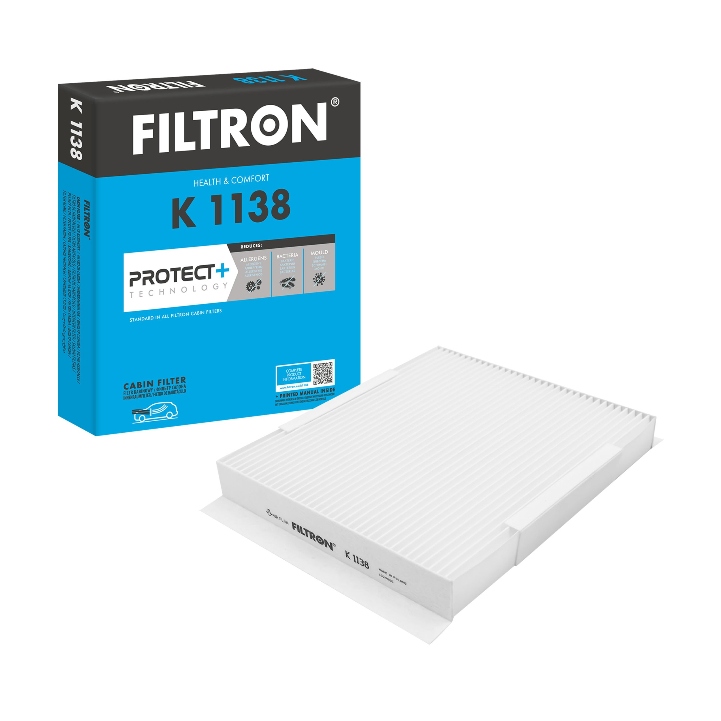 K1138 Filtron Filtr kabiny
