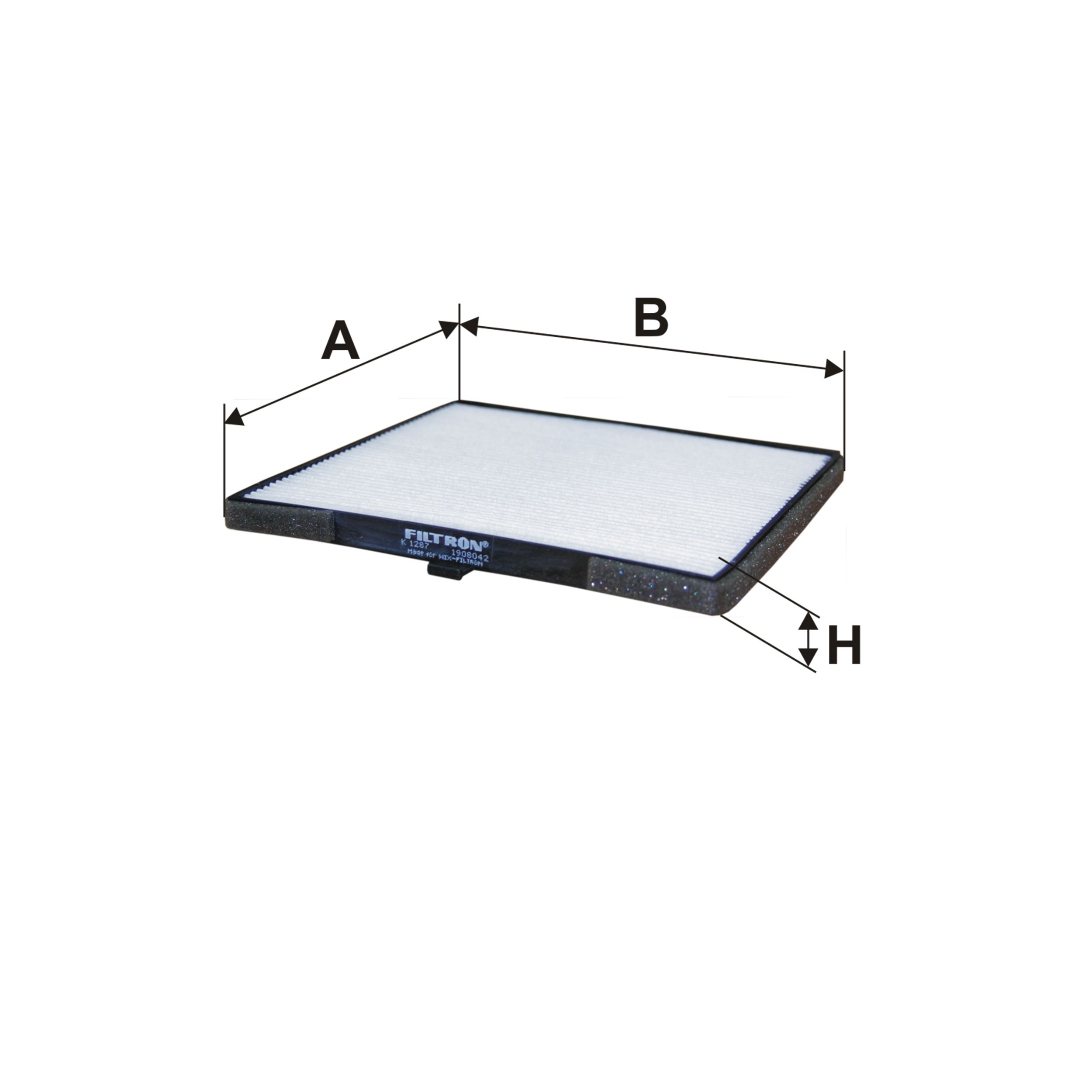 Filtr kabiny K1287 Filtron