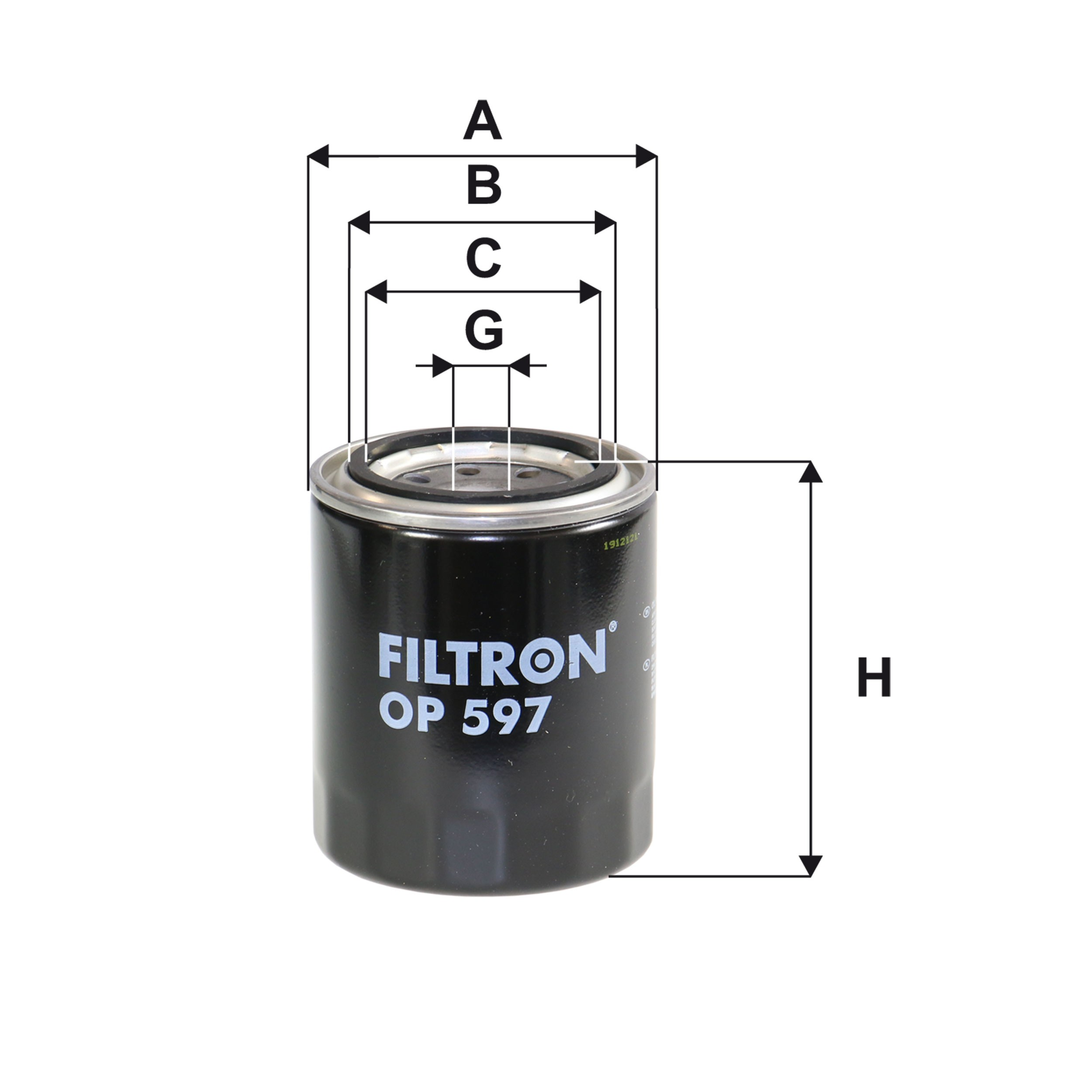 Filtr oleju Filtron OP597 cena, od 7,89 USD