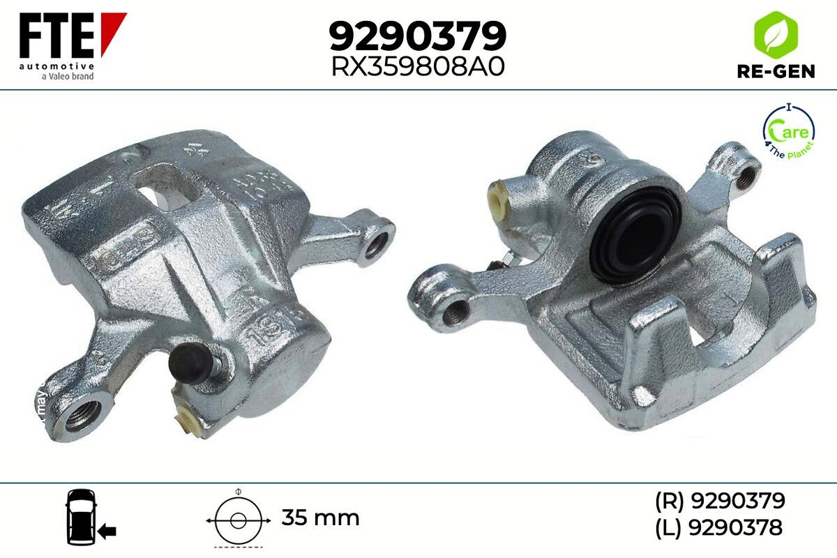 Zacisk hamulcowy tylny prawy Mitsubishi Space Wagon II minivan (N3W, N4W) (1991 - 2000) cena, od 50,11 USD