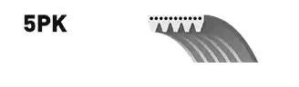Pas napędowy mechanizmów Gates 5PK940 cena, od 10,32 USD