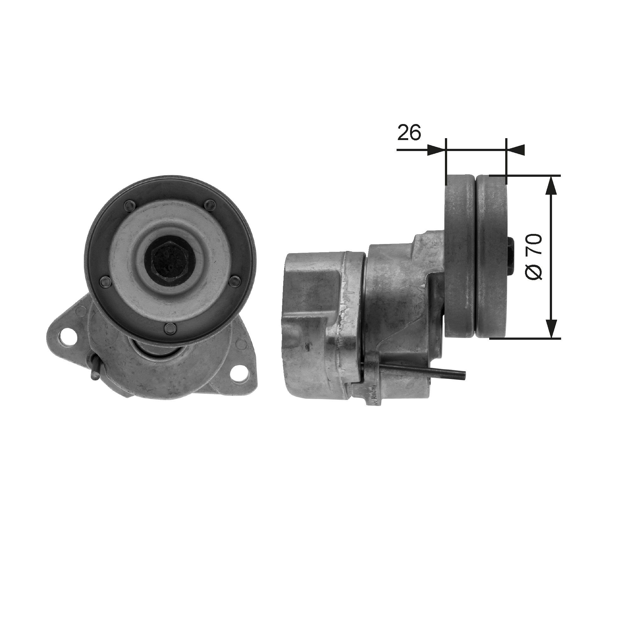 Napinacz paska napędowego Opel Frontera B SUV (6B) (1998 - 2003) cena, od 20,94 USD