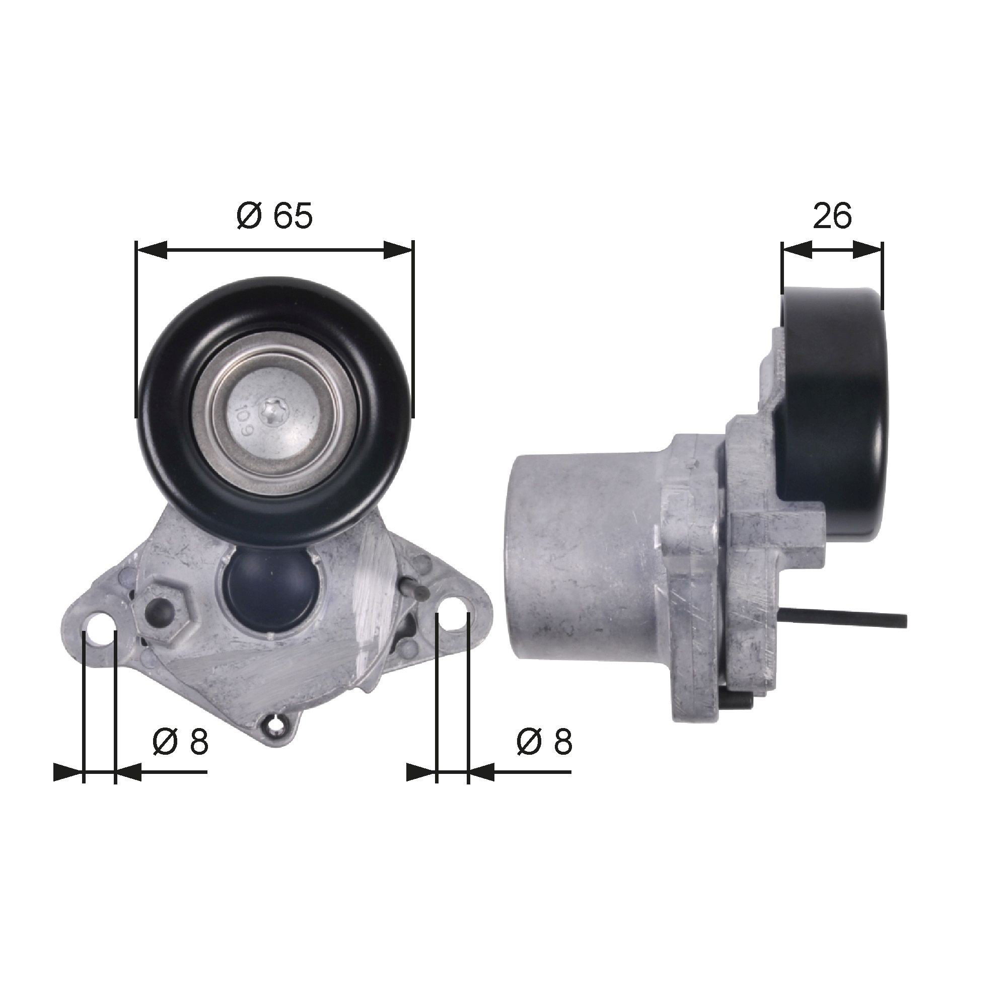 Napinacz paska napędowego KIA Rio II sedana (JB) (2005 - 2011) cena, od 45,35 USD