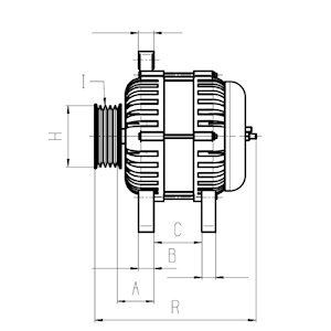 Alternator do Mazda Tribute  EP