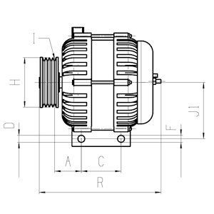 Do koszyka M2X59071 Mitsubishi Rozrusznik
