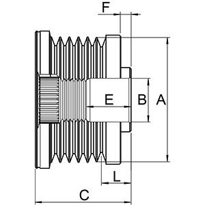  Wirnik alternatora Volkswagen Jetta 6
