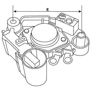 Mostek prostowniczy alternatora = Moster diodowy alternatora Nissan Primastar awangarda (X83) (2002 - 2026) cena, od 28,32 USD