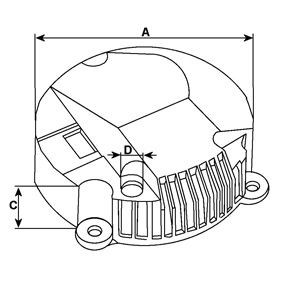 Mostek prostowniczy alternatora = Moster diodowy alternatora do Lexus RX 330/350 U3