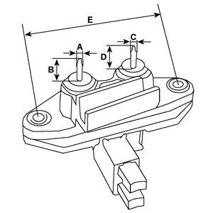 Regulator alternatora (przekaźnik ładowania) 3079037R91 International
