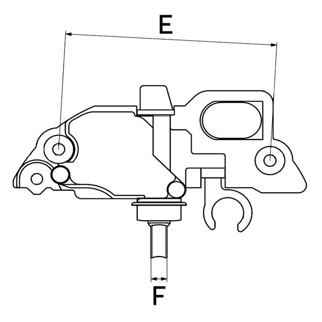 Do koszyka Regulator alternatora (przekaźnik ładowania) Opel Frontera B 6B
