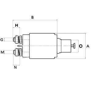  Elektromagnes rozrusznika Mitsubishi L 400 