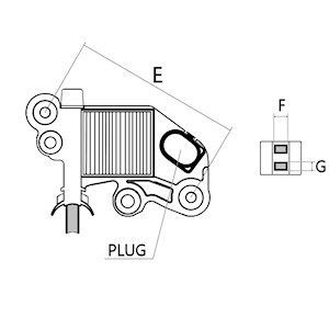  Regulator alternatora (przekaźnik ładowania) Audi A4 