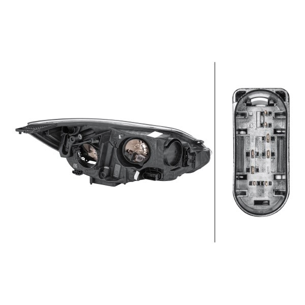 Do koszyka 1EA354994031 HELLA Reflektor lewy