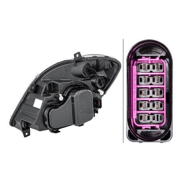 Reflektor prawy Mercedes Sprinter II 3,5-t platforma pokładowa (906) (2006 - 2018) cena, od 131,14 USD