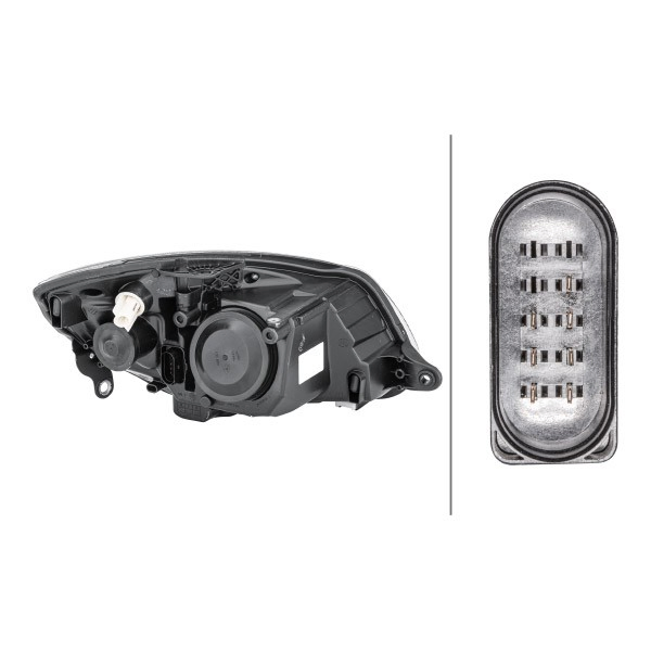 Reflektor lewy Skoda Roomster minivan (5J7) (2006 - 2015) cena, od 141,53 USD