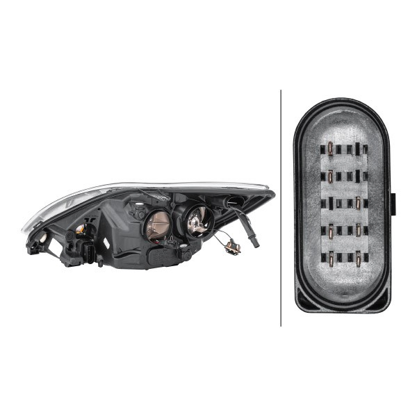 Reflektor prawy 1EE354257041 HELLA