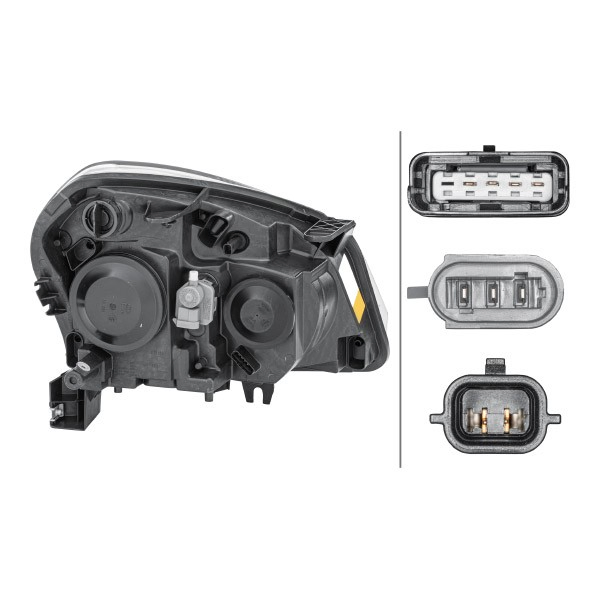 Do koszyka Reflektor lewy Nissan Qashqai I J10