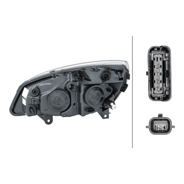 Reflektor prawy do Renault Scenic GRAND II JM0, JM1