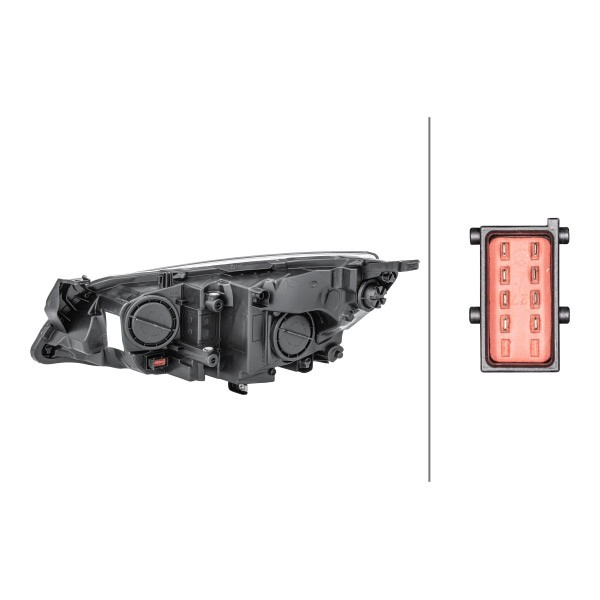 Reflektor prawy Opel Astra J hatchback (2009 - 2016) cena, od 187,54 USD
