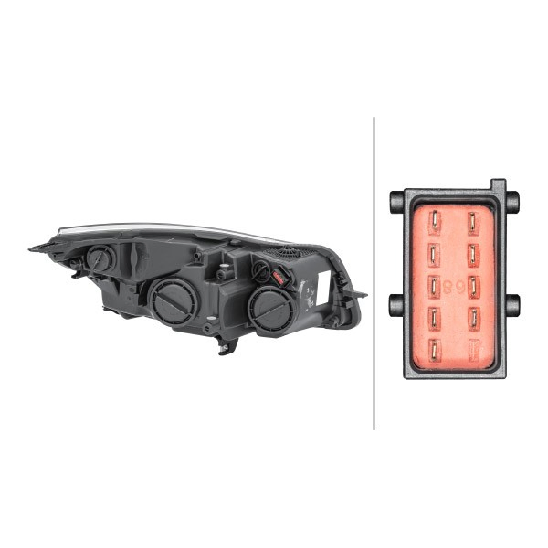 Reflektor lewy Opel Insignia A sedana (G09) (2008 - 2017) cena, od 153,44 USD
