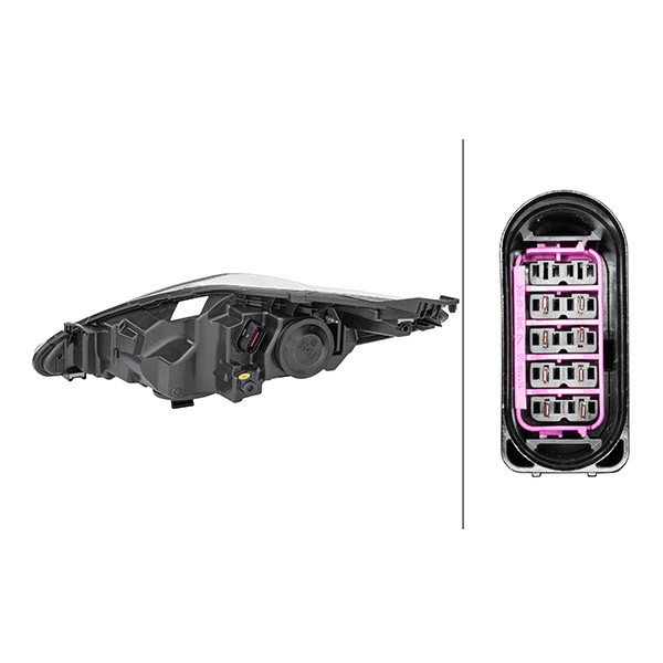Reflektor prawy Ford Fiesta Mk6 hatchback (CB1) (2008 - 2016) cena, od 140,29 USD
