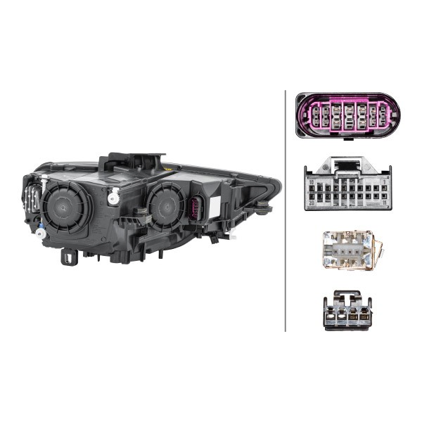 Reflektor lewy Audi A3 sedana (8VS, 8VM) (2013 - 2020) cena, od 433,71 USD