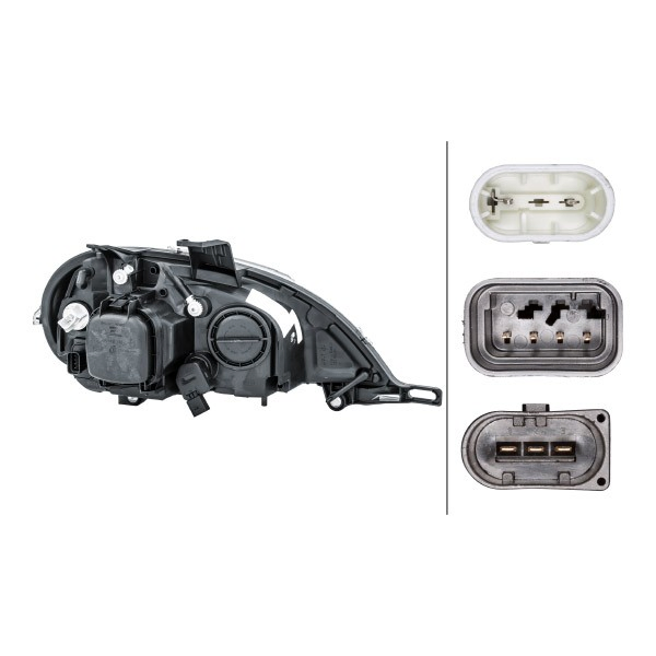 Reflektor lewy Mercedes ML/GLE SUV (W163) (1998 - 2005) cena, od 159,09 USD