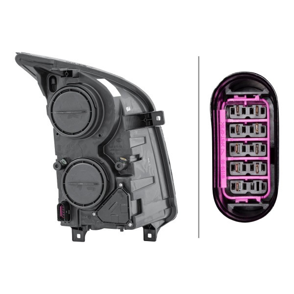 Reflektor lewy Volkswagen Crafter 30-35 autobus (2E, 2EE, 2EK) (2006 - 2016) cena, od 169,22 USD