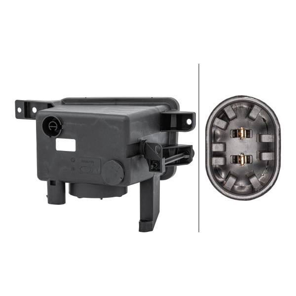 Lampa przeciwmgielna lewa Opel Corsa C hatchback (F08, F68) (2000 - 2006) cena, od 46,19 USD