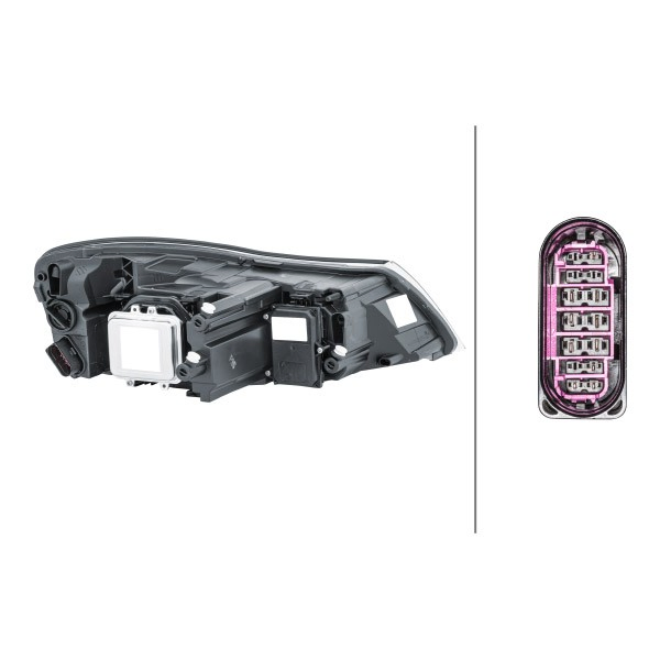 Reflektor lewy HELLA 1ZL247052311 cena, od 938,13 USD